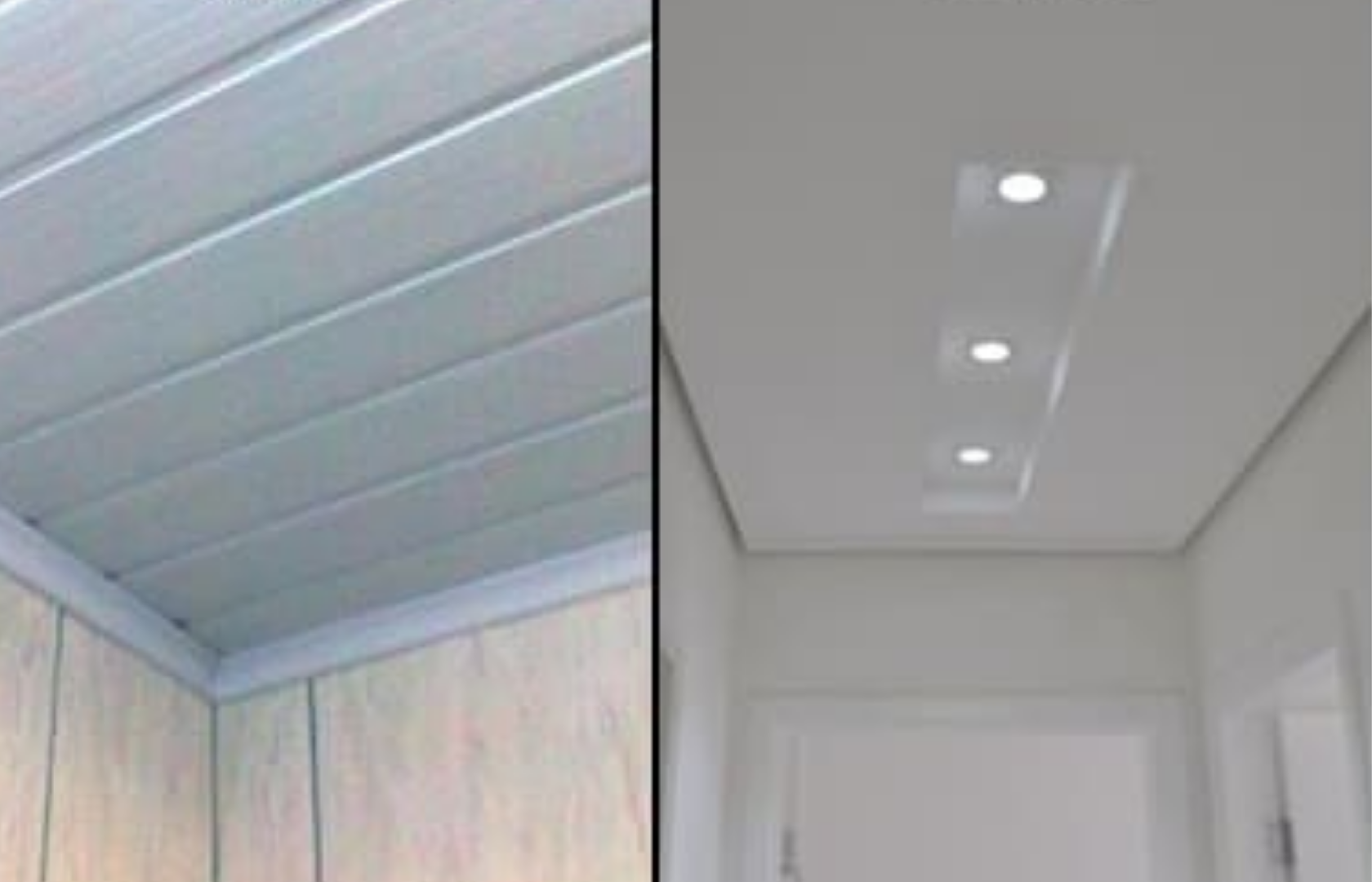 Gesso e mais barato que forro de PVC